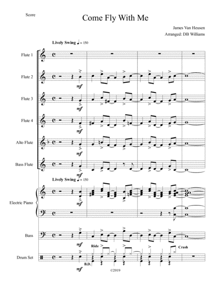 Come Fly With Me (arr. DB Williams)