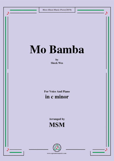 Mo Bamba (arr. Open Cloud)