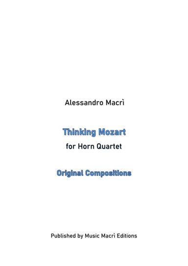 Thinking Mozart for Horn Quartet