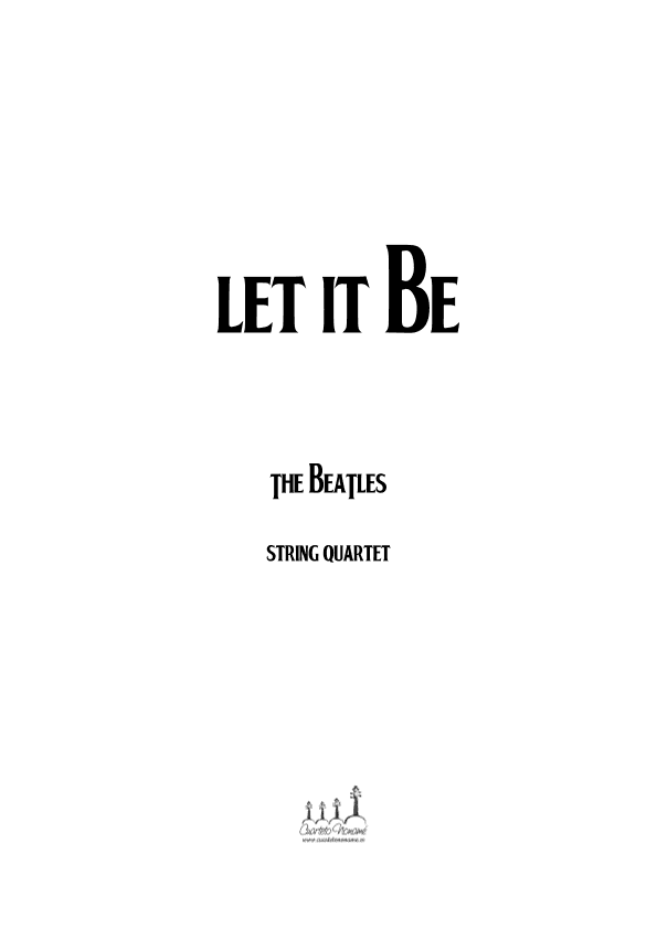 Let It Be (arr. Nonamé Música)