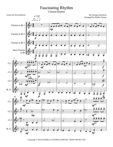 Fascinating Rhythm (arr. Hadley Hazen)