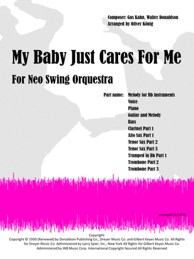 My Baby Just Cares For Me (arr. Oliver König)