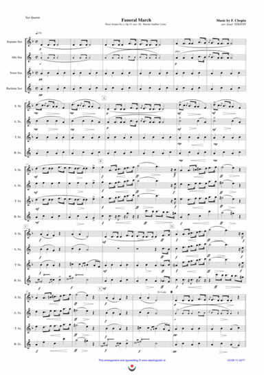 Funeral March (Chopin) (arr. Josef STASTNY)