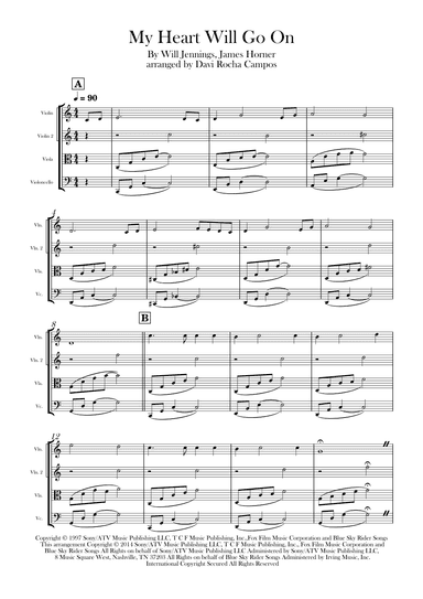 My Heart Will Go On (love Theme From 'titanic') (arr. Davi Rocha Campos)