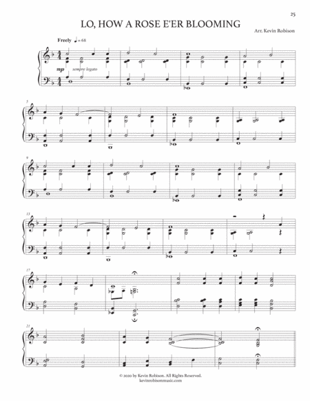 Lo, How a Rose E'er Blooming (from Winterludes) (arr. Kevin Robison)