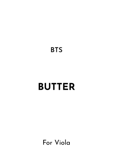 Butter (arr. Jireh J.)
