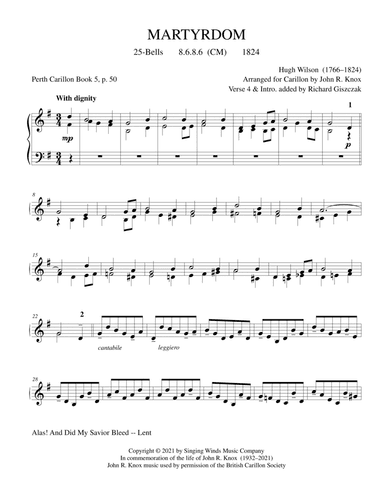 25B. MARTYRDOM (arr. John R. Knox & Richard Giszczak)