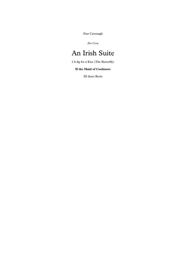 An Irish Suite II - The Maid of Coolmore