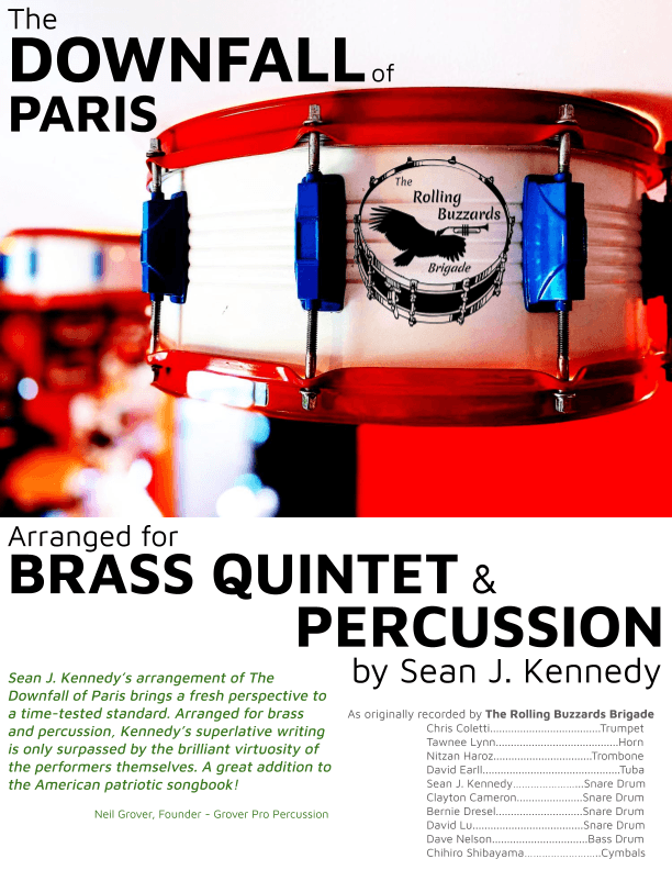 The Downfall of Paris for Brass Quintet and Percussion (arr. Sean J. Kennedy)