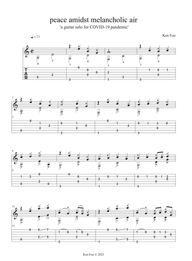 Ken Foo  |  peace amidst melancholic air (Original Work)