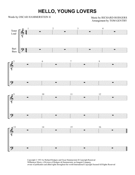Hello, Young Lovers (arr. Tom Gentry)