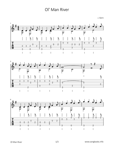 Ol Man River (arr. Bettina Schipp)