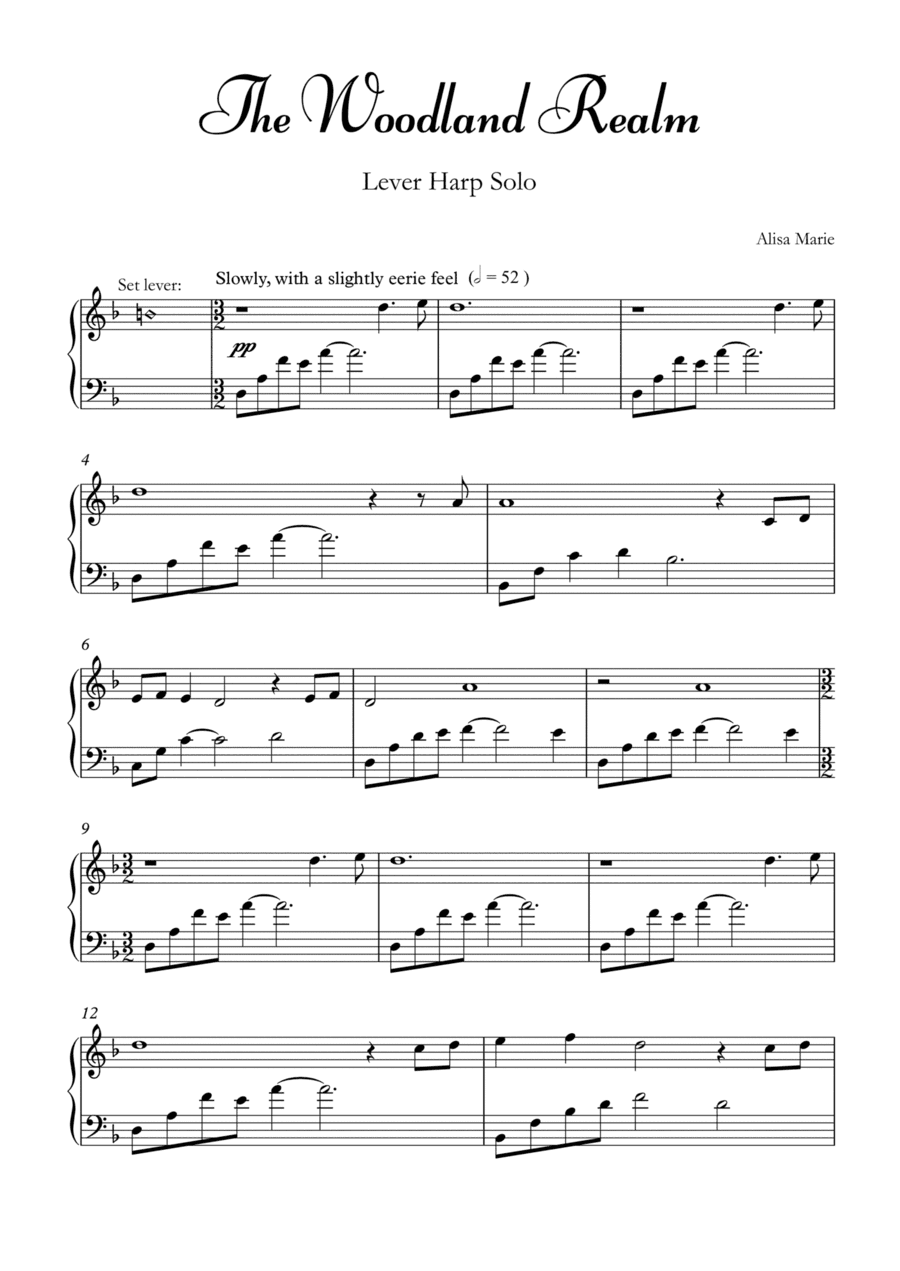 The Woodland Realm - Fantasy Music for Harp