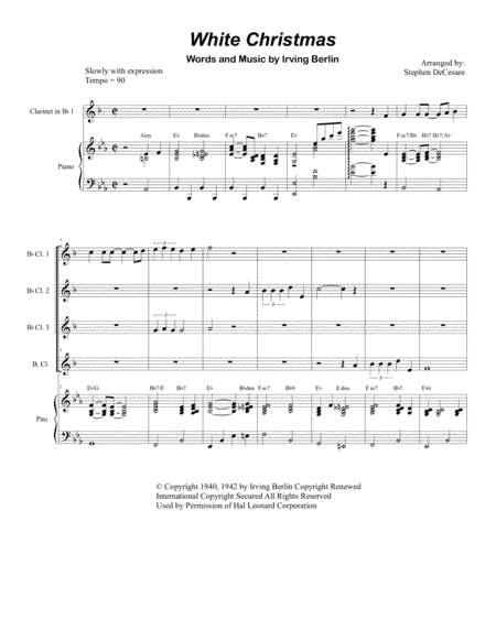 White Christmas (arr. Stephen DeCesare)