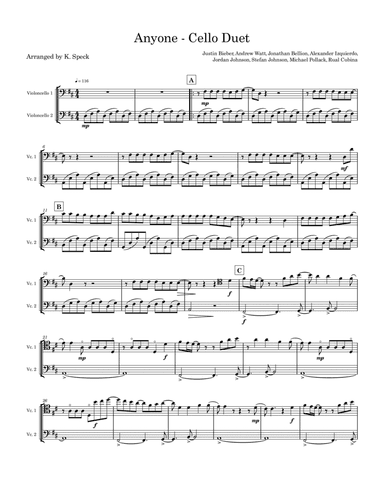 Anyone (arr. K. Speck)