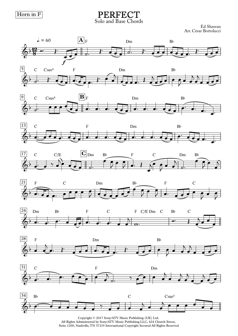 Perfect (arr. ACT Bortolucci)