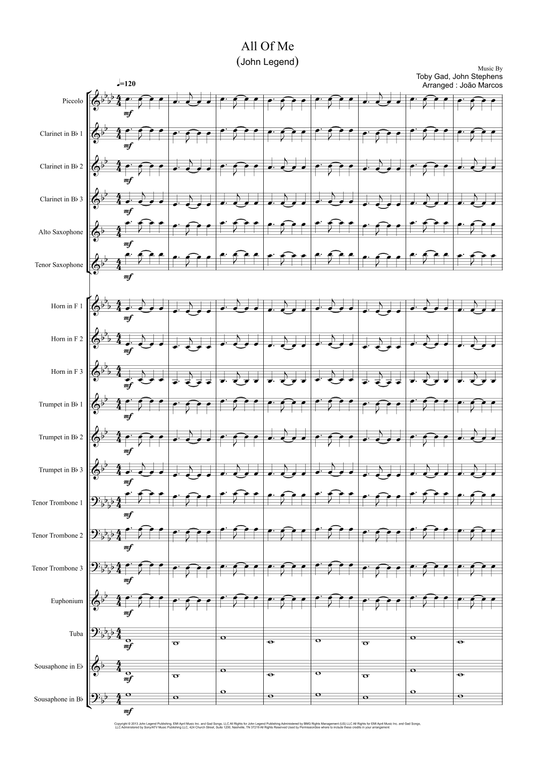 All Of Me (arr. João Marcos Maciel)