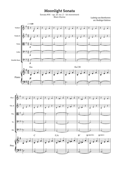 Moonlight Sonata (arr. Rodrigo Faleiros)