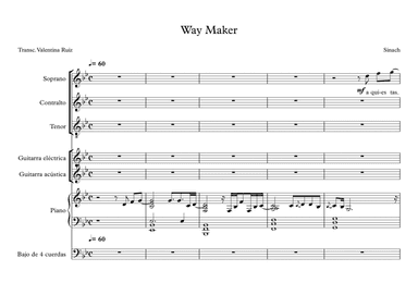 Way Maker (arr. Valentina Ruiz)