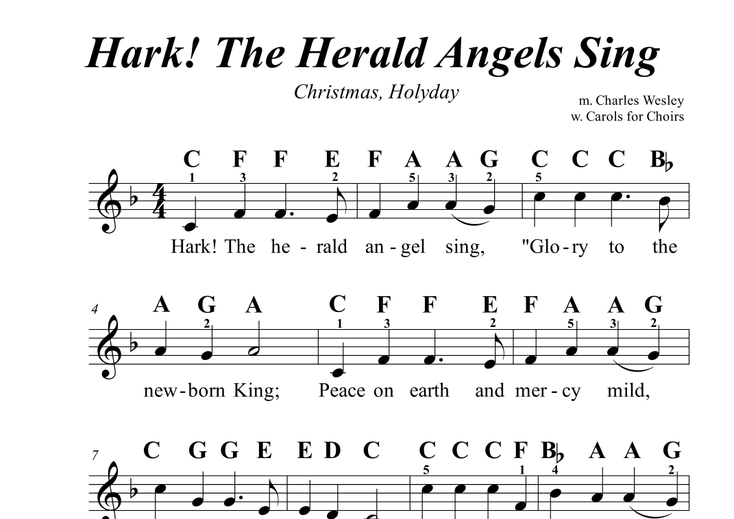 Hark! The Herald Angels Sing (arr. Avgusta Udartseva)