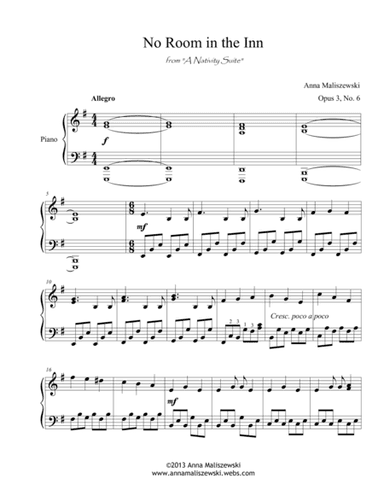 No Room in the Inn (from "A Nativity Suite")