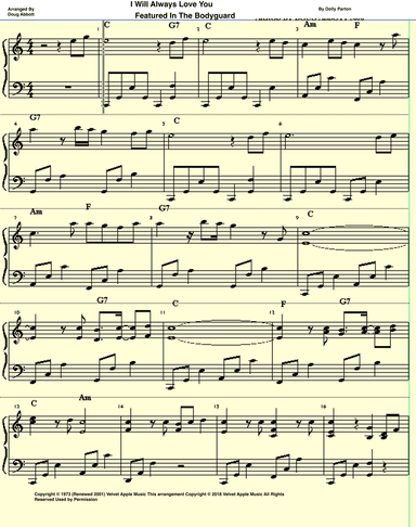 I Will Always Love You (arr. Doug Abbott)