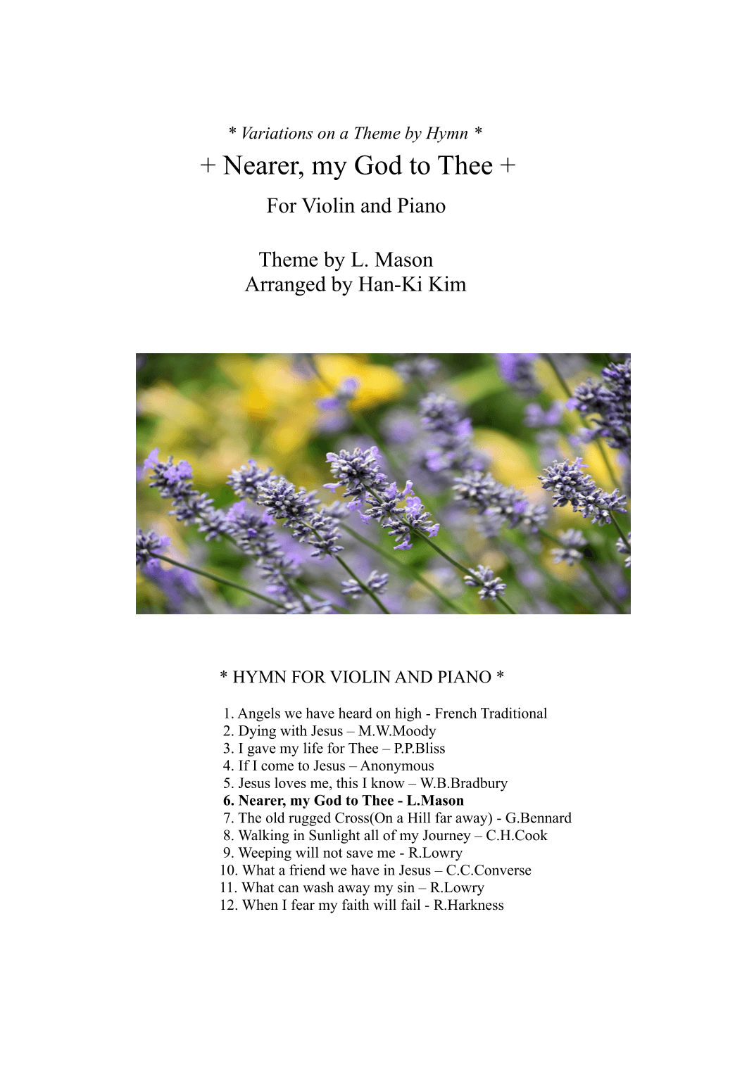 Nearer my God to Thee (For Violin and Piano) (arr. Han-Ki Kim)