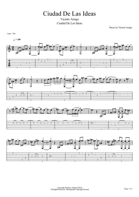 Vicente Amigo - Ciudad De Las Ideas - 8 - Ciudad De Las Ideas