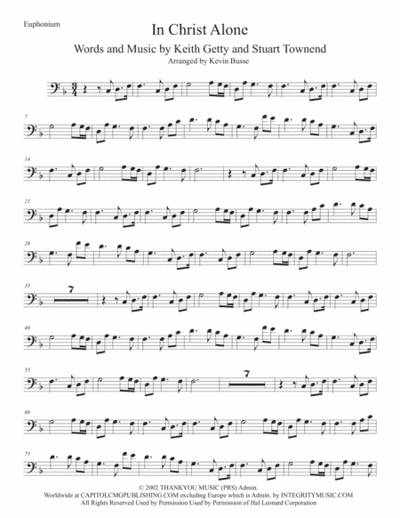In Christ Alone (arr. Kevin Busse)