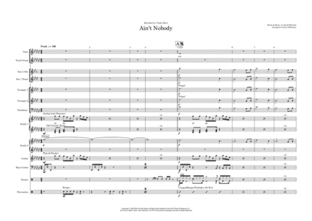 Ain't Nobody (arr. Daryl McKenzie)