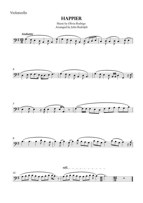 Happier (arr. John Rudolph)