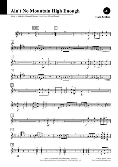 Ain't No Mountain High Enough (arr. Hiroshi Yasuda)