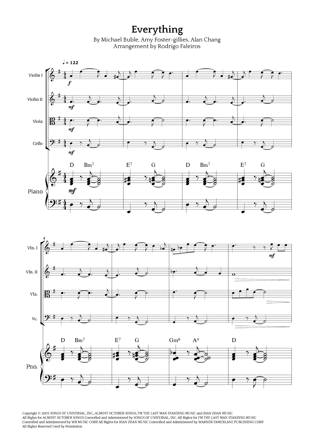 Everything (arr. Rodrigo Faleiros)