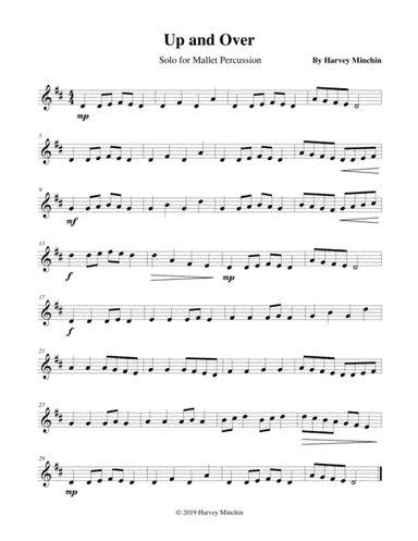 Up and Over for Solo Mallet Percussion