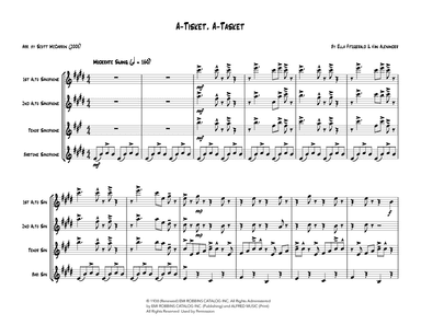 A-tisket, A-tasket (arr. Scott McCarron)