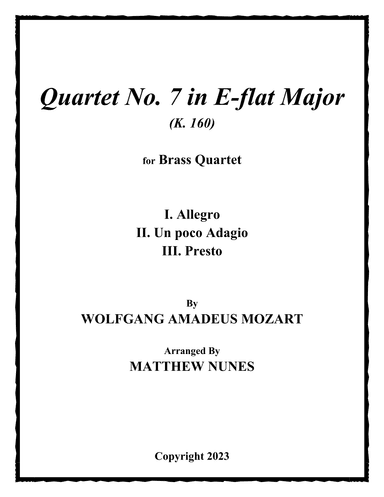 Quartet No. 7 (arr. Matthew Nunes)