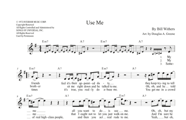 Use Me (arr. Douglas A. Greene)
