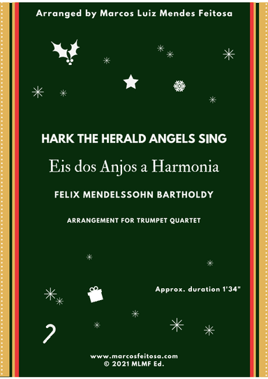Hark The Herald Angels Sing (Eis dos Anjos a Harmonia) - Trumpet Quartet (arr. MARCOS LUIZ MENDES FEITOSA)