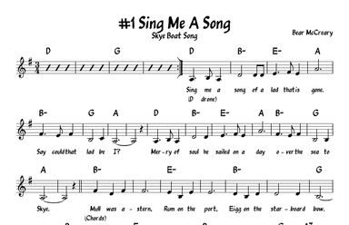 Sing Me A Song (arr. John Fries)