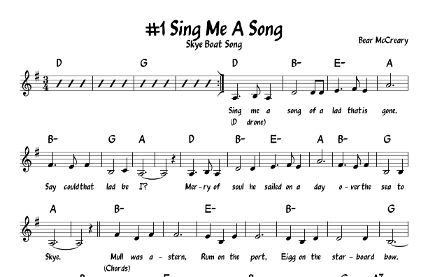 Sing Me A Song (arr. John Fries)