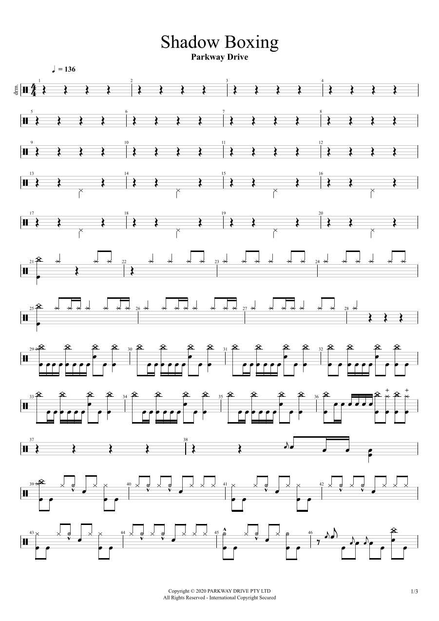 Shadow Boxing (arr. Cyril Mayer)