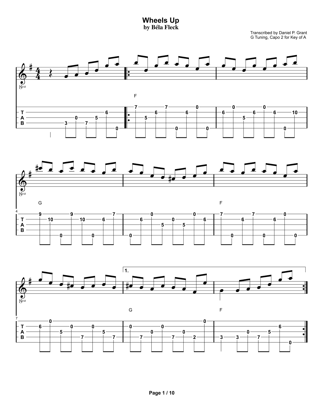 Wheels Up (arr. Daniel P. Grant)