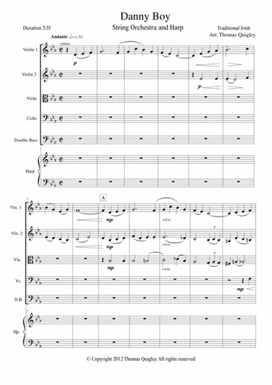 Danny Boy (arr. Thomas Quigley)