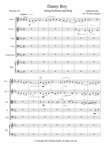 Danny Boy (arr. Thomas Quigley)