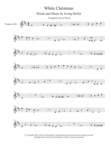 White Christmas (arr. Kevin Busse)