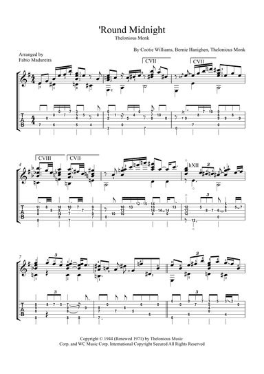 'round Midnight (arr. Fabio Madureira)