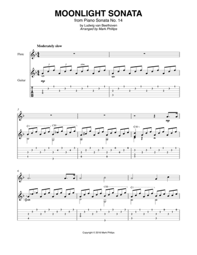 Moonlight Sonata (arr. Mark Phillips)
