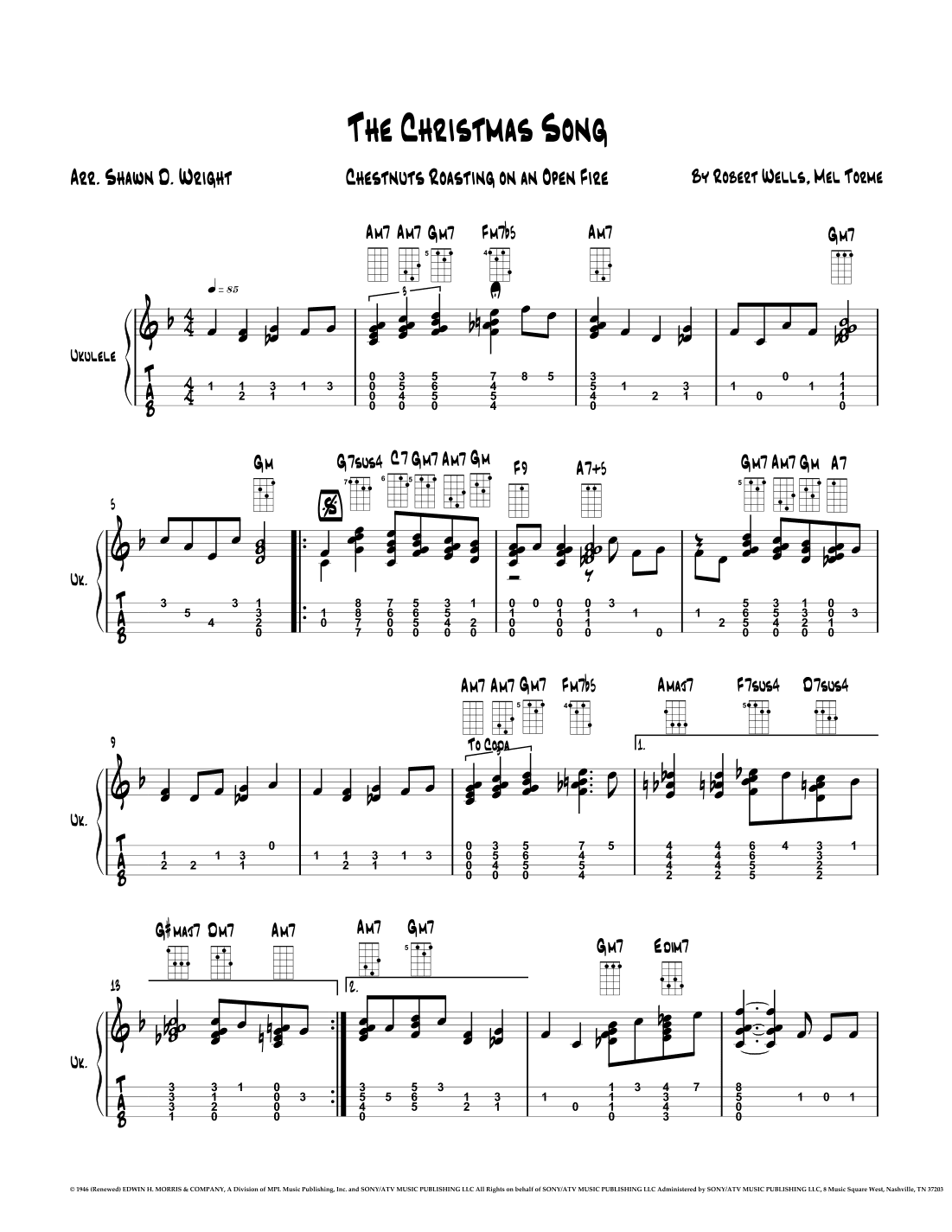 The Christmas Song (chestnuts Roasting On An Open Fire) (arr. Shawn D. Wright)