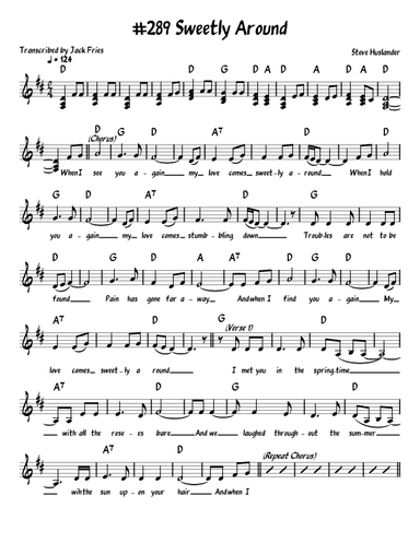 Sweetly Around (arr. John Fries)