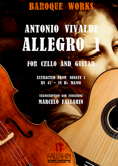 ALLEGRO I (SONATE I - RV 47) - ANTONIO VIVALDI - FOR CELLO AND GUITAR (arr. Marcelo Fallahin)